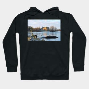 Linlithgow loch and Palace , Scotland Hoodie